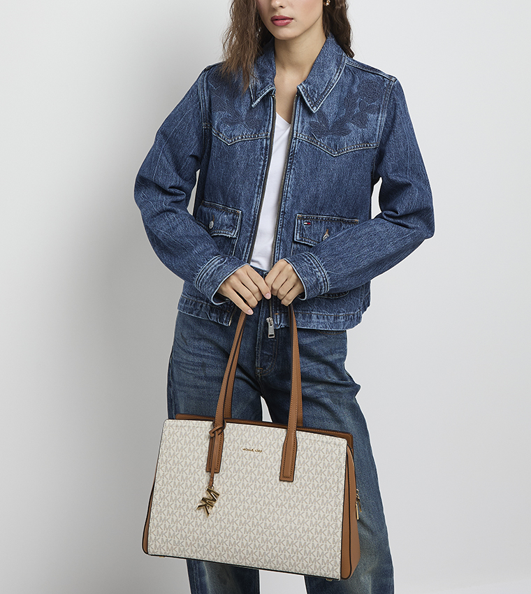 LAILA Monogram Patterned Shoulder Bag