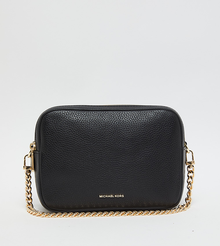 Monogram Patterned Flap Shoulder Bag