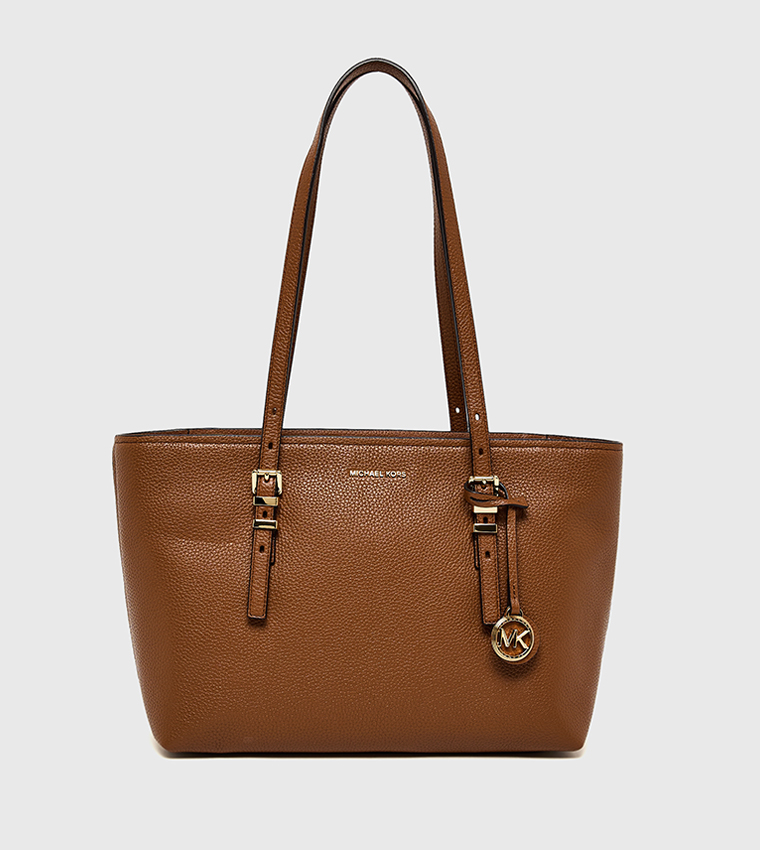 QUINN Logo Detail Tote Bag