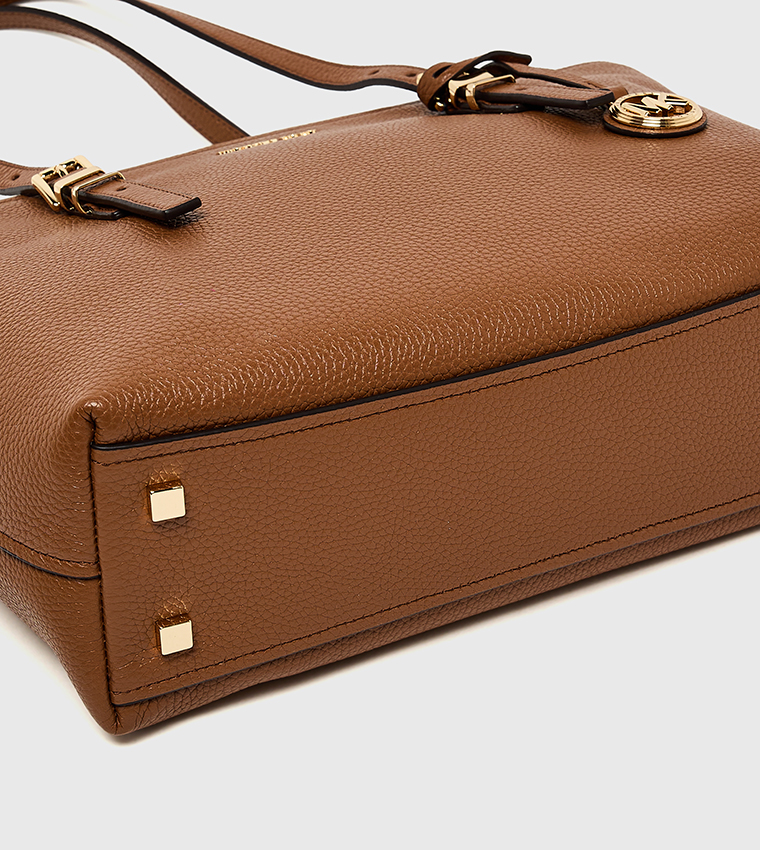 QUINN Logo Detail Tote Bag