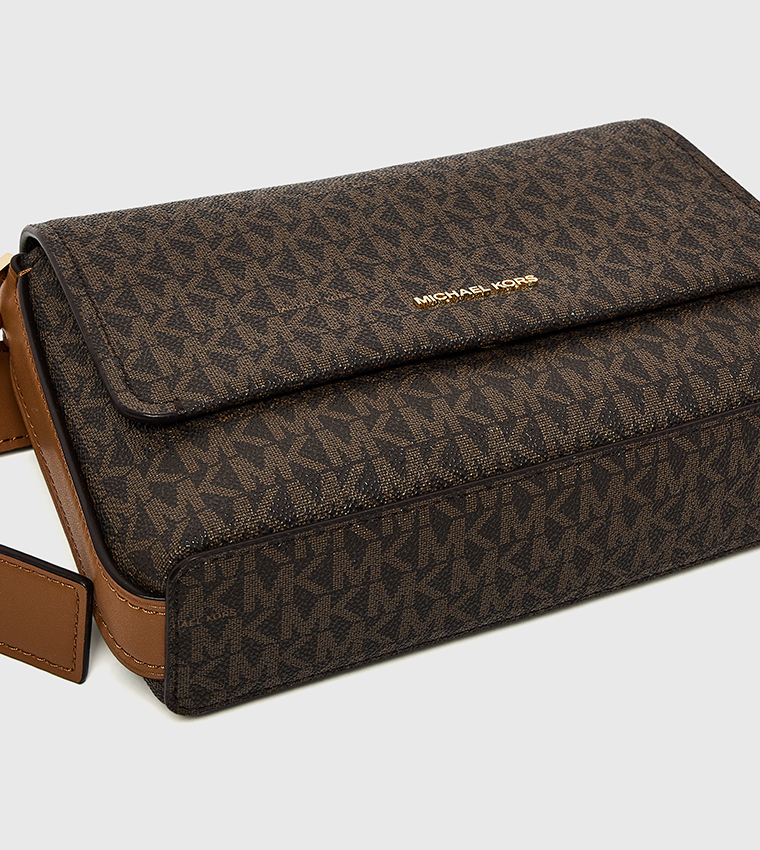 NESSA Logo Monogram Crossbody Bag