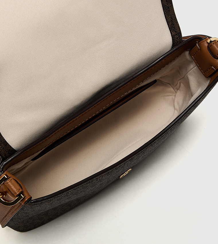 NESSA Logo Monogram Crossbody Bag