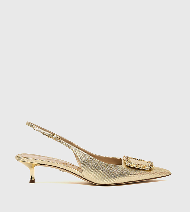 KAMMIE Embellished Slingback Pumps