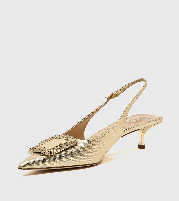 KAMMIE Embellished Slingback Pumps