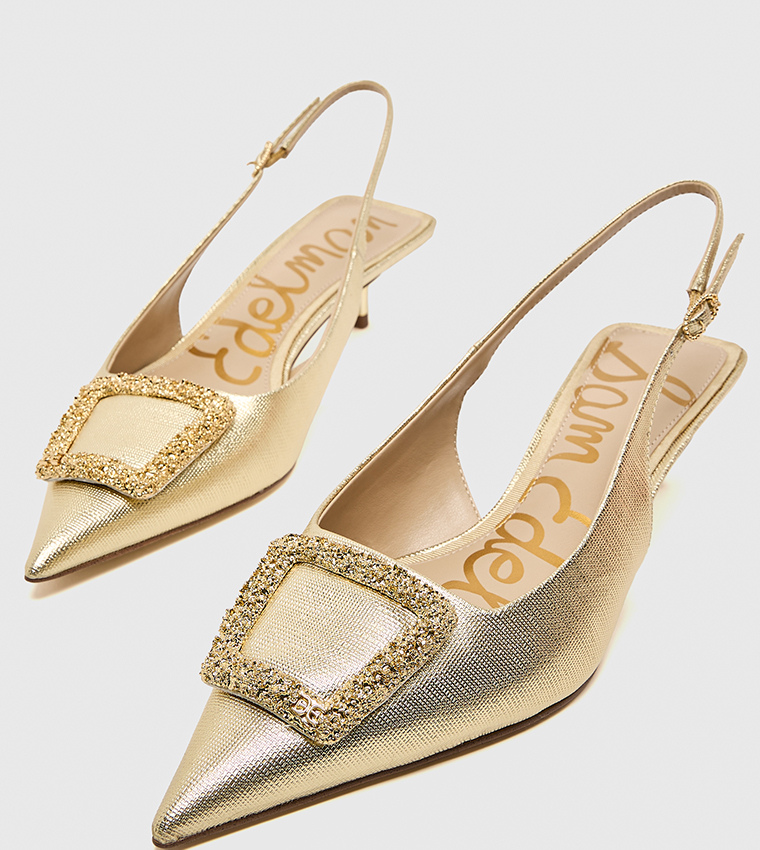 KAMMIE Embellished Slingback Pumps