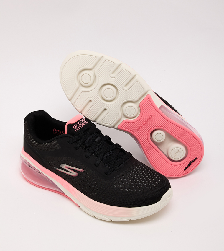 GO WALK AIR 3.0 Mesh Lace-Up Shoes