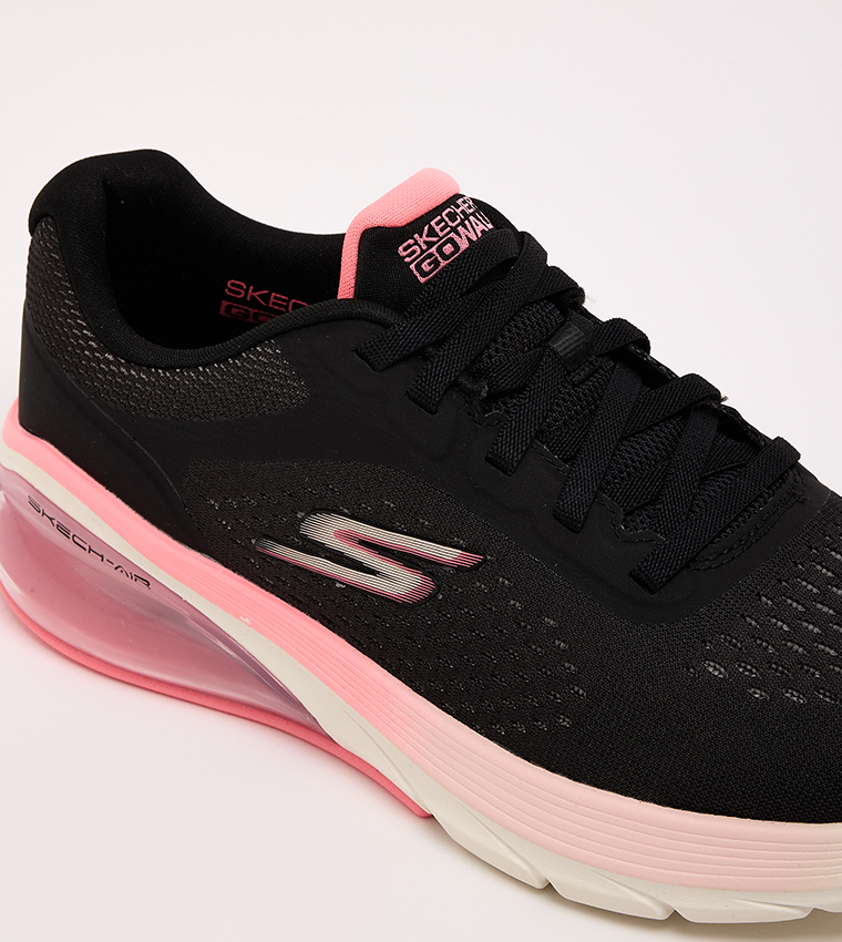 GO WALK AIR 3.0 Mesh Lace-Up Shoes