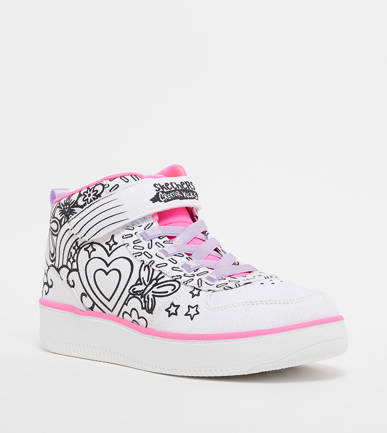 SPORT COURT 92 Printed Velcro Closure Sneakers