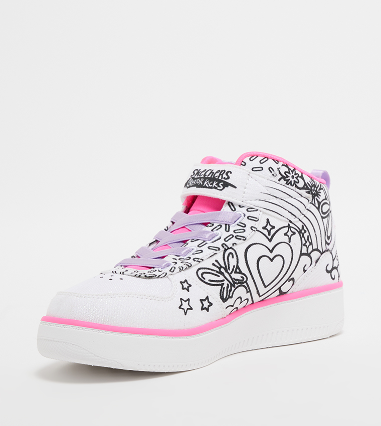 SPORT COURT 92 Printed Velcro Closure Sneakers