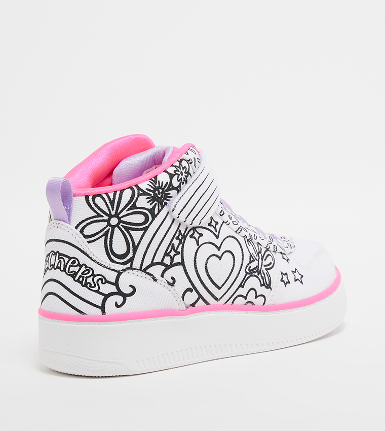 SPORT COURT 92 Printed Velcro Closure Sneakers