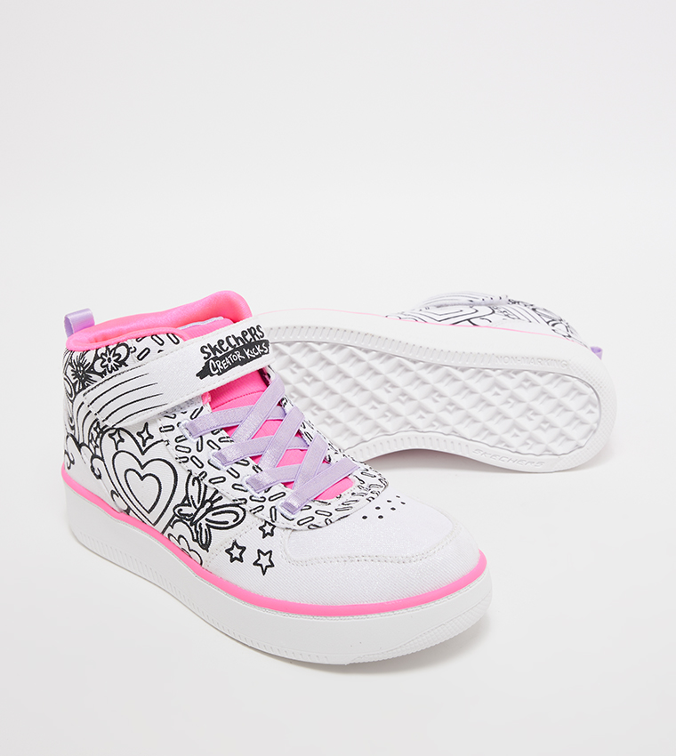SPORT COURT 92 Printed Velcro Closure Sneakers