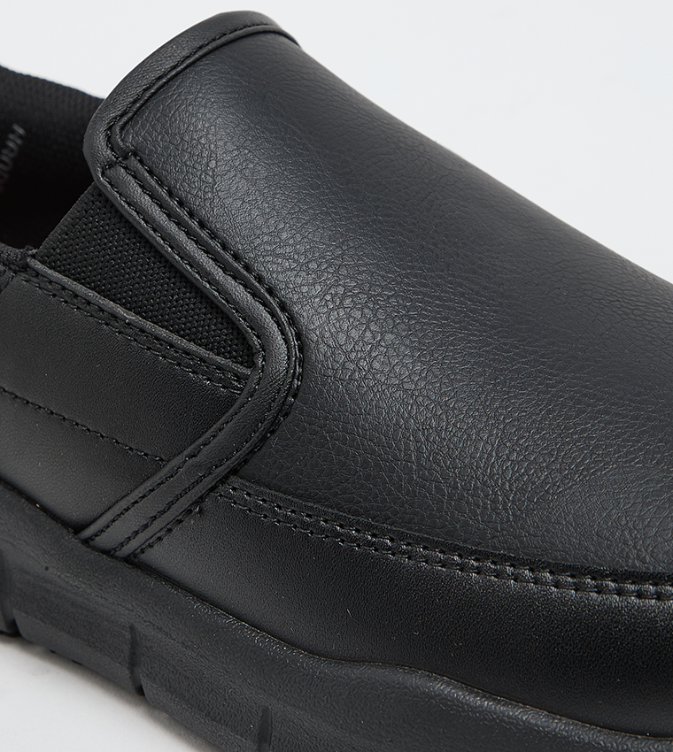 NAMPA Textured Slip-On Shoes
