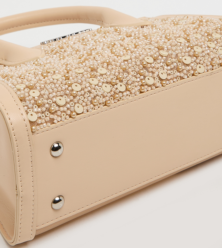 BINLOVE Embellished Satchel Bag