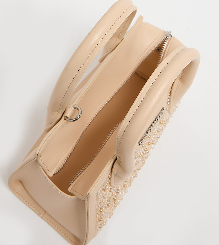 BINLOVE Embellished Satchel Bag