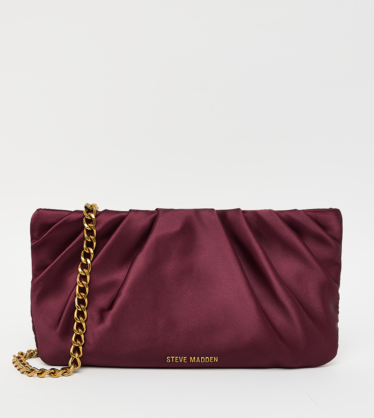 Btrophy Ruched Clutch Bag
