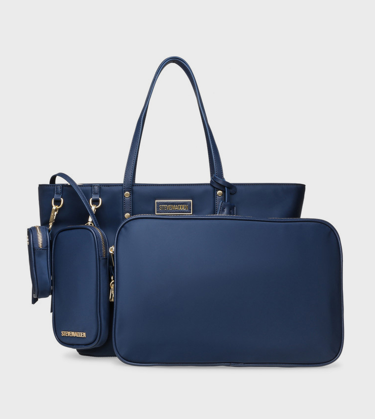 BJUDE Logo Detail Shoulder Bag