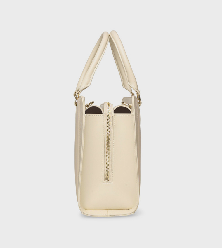 BLINGER Logo Detail Puffer Tote Bag