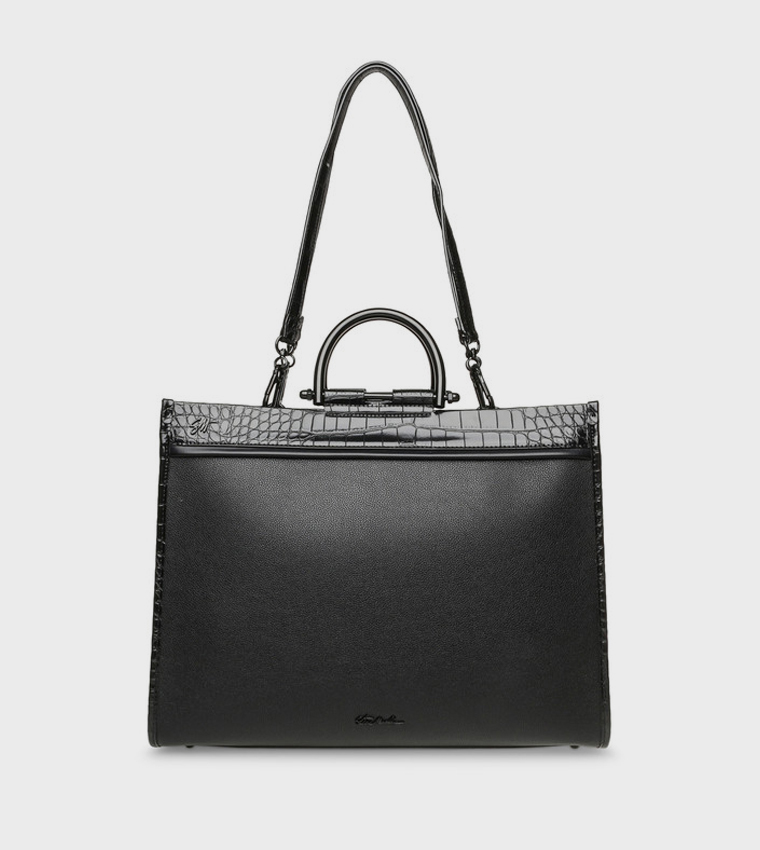 BPRESLEE Textured Handheld Bag with Sling