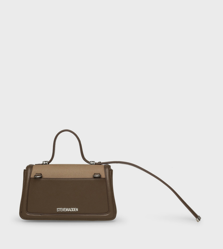 BQUILL Logo Detail Top Handle Bag