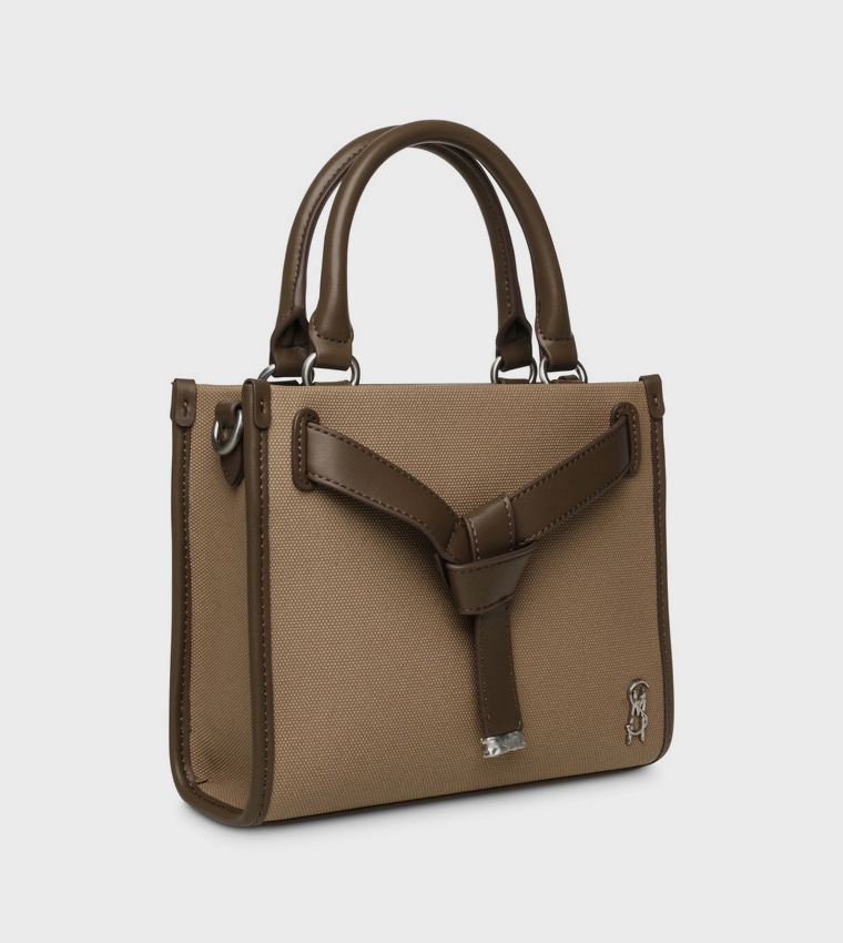 BCOLLY Knot Detail Tote Bag
