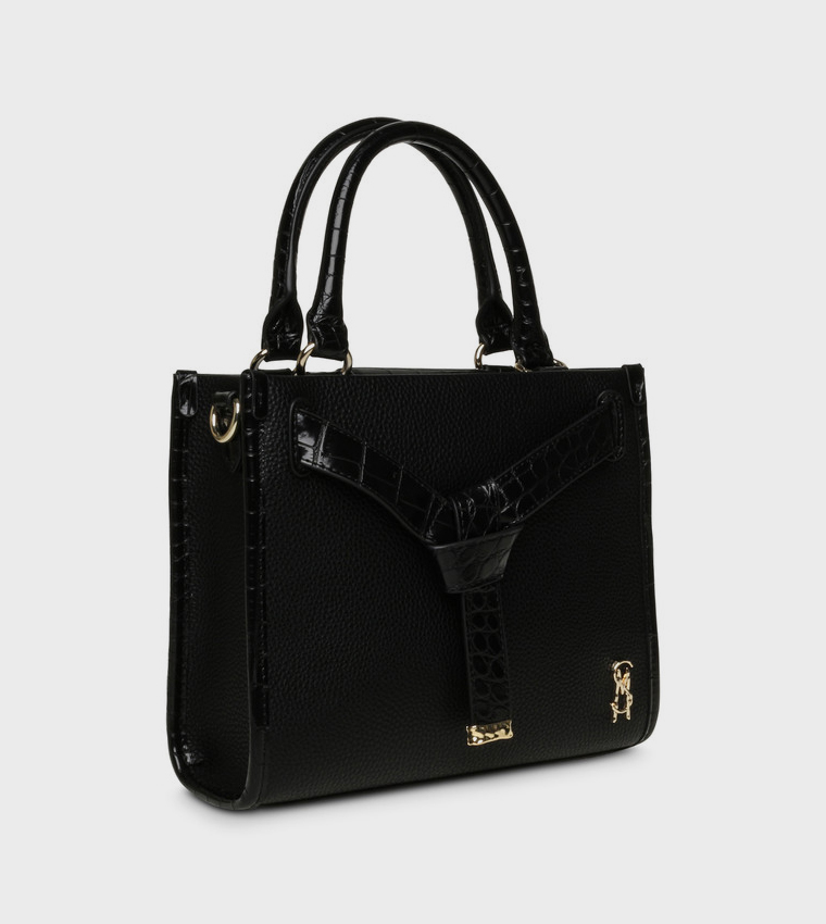 BCOLLY-C Knot Detail Tote Bag