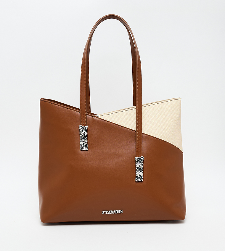 BELIOTT Color Block Tote Bag