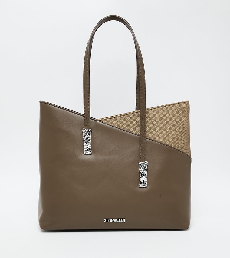 BELIOTT Color Block Tote Bag