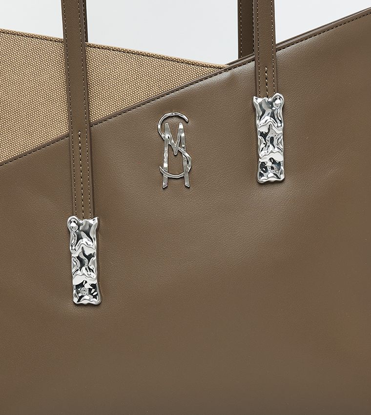 BELIOTT Color Block Tote Bag