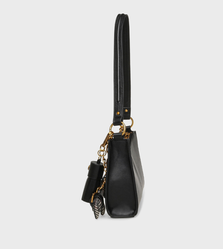 BMIKA-C Chain Detail Zip Shoulder Bag