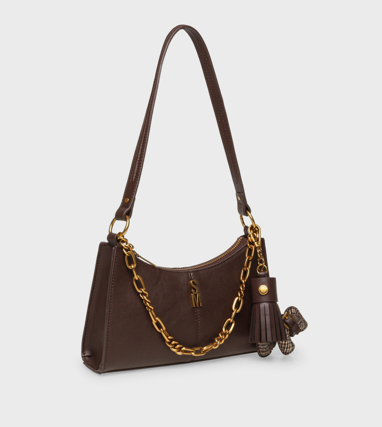 BMIKA-C Chain Detail Shoulder Bag