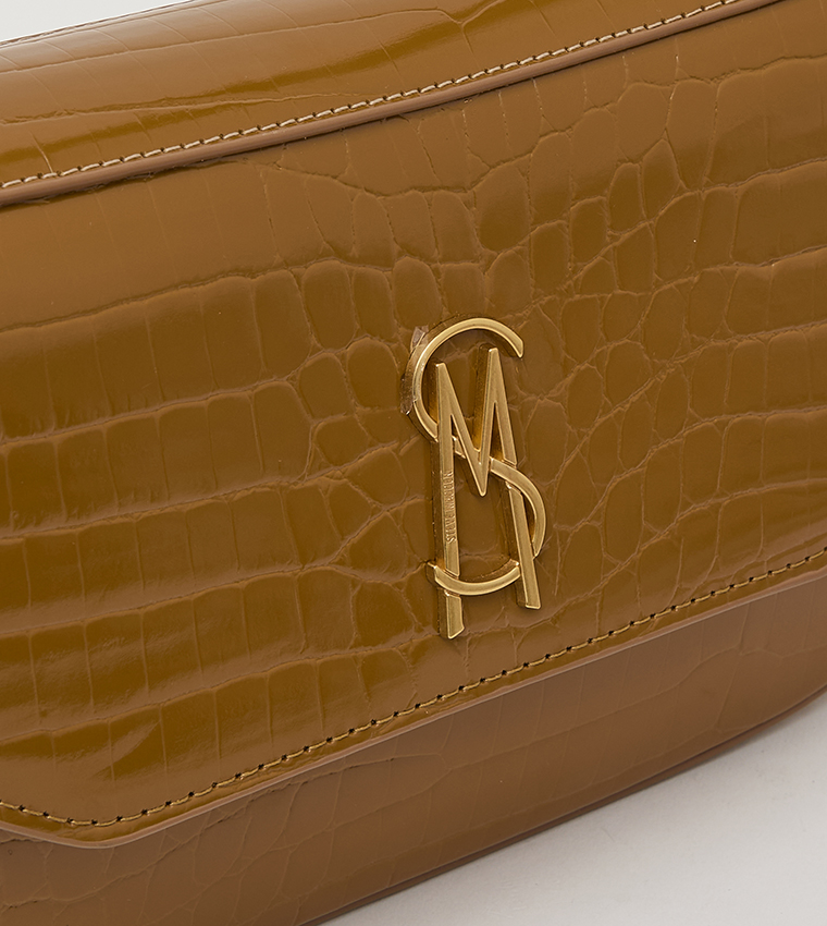 BLYON-E Textured Flap Shoulder Bag