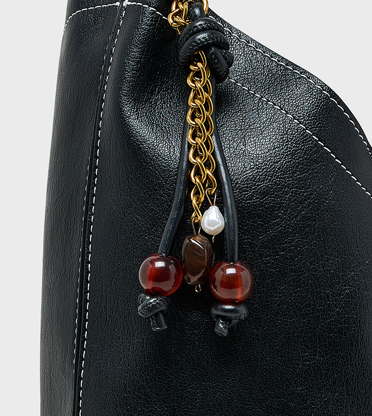 CROSBY Textured Shoulder Bag