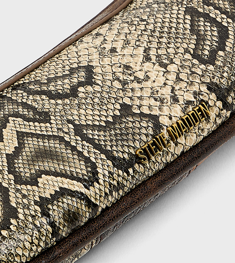 BSLOANE-P Snake Print Shoulder Bag