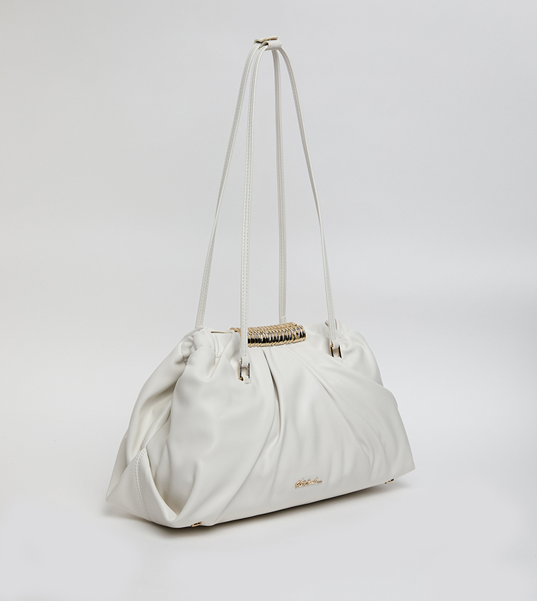 BFRANIE Ruched Shoulder Bag