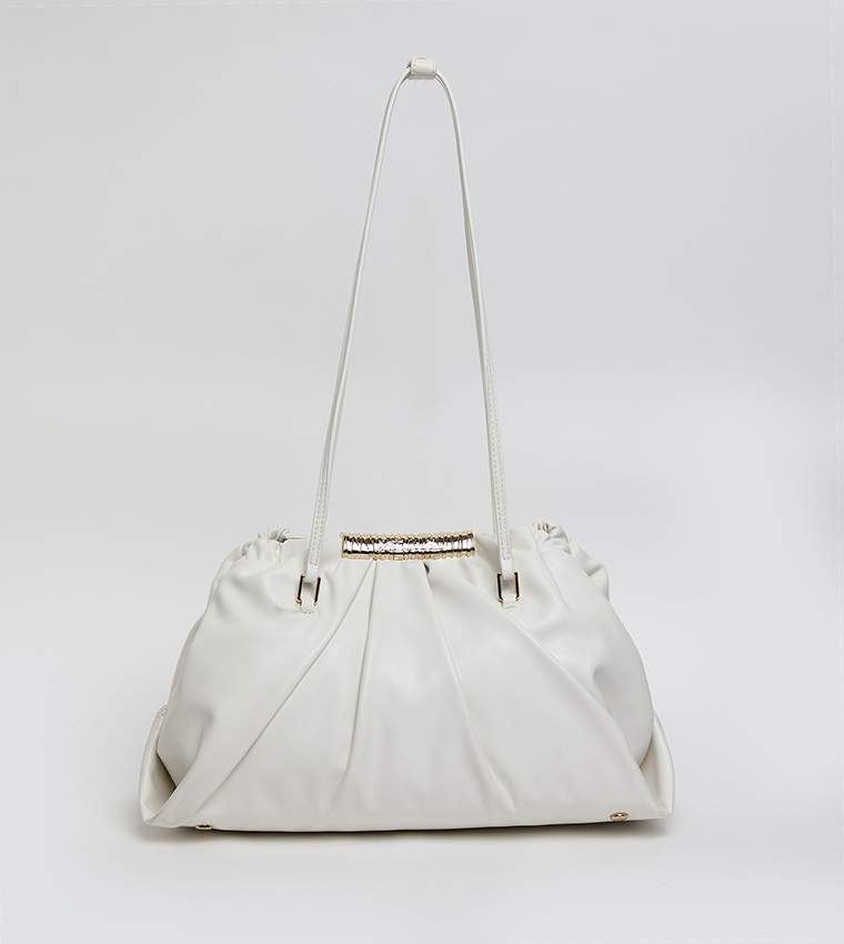 BFRANIE Ruched Shoulder Bag
