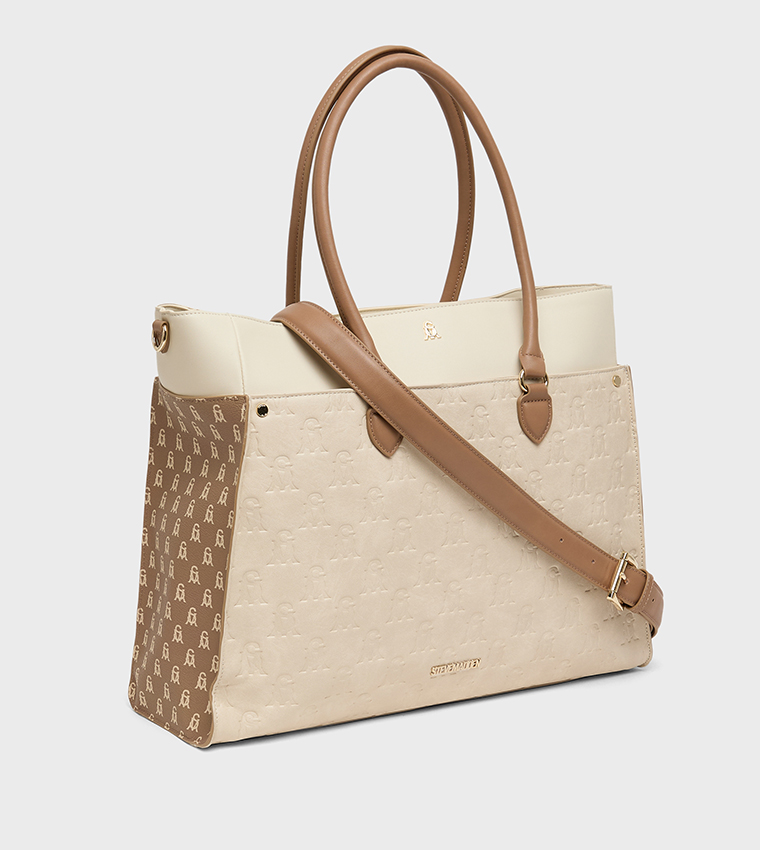 BMARIO-M Embossed Tote Bag Set