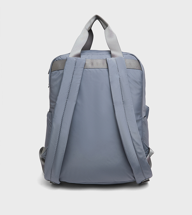 Solid Front Pocket Convertible Backpack
