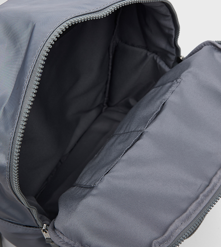 Solid Front Pocket Convertible Backpack