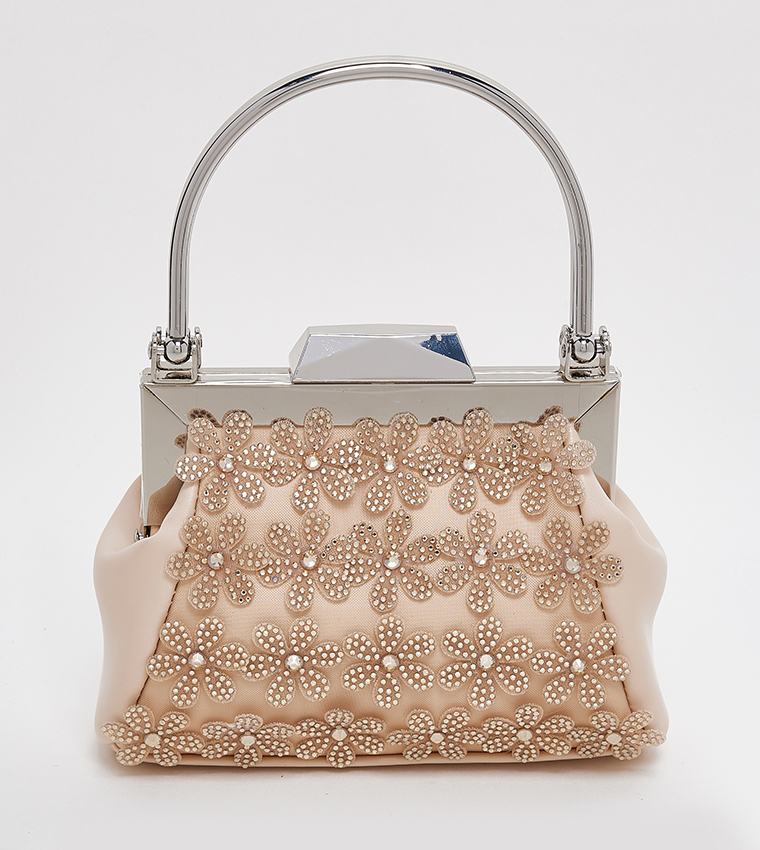 BSEHARA Embellished Top Handle Bag