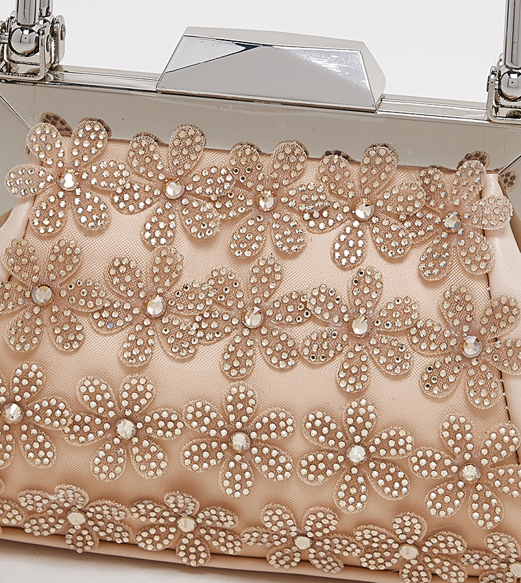 BSEHARA Embellished Top Handle Bag