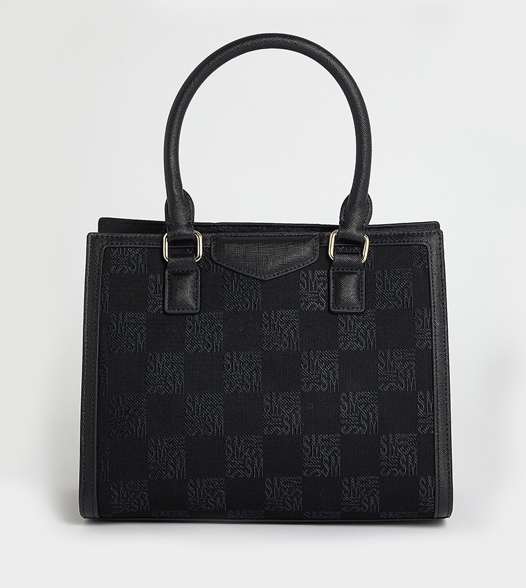 Logo Detail Satchel Bag