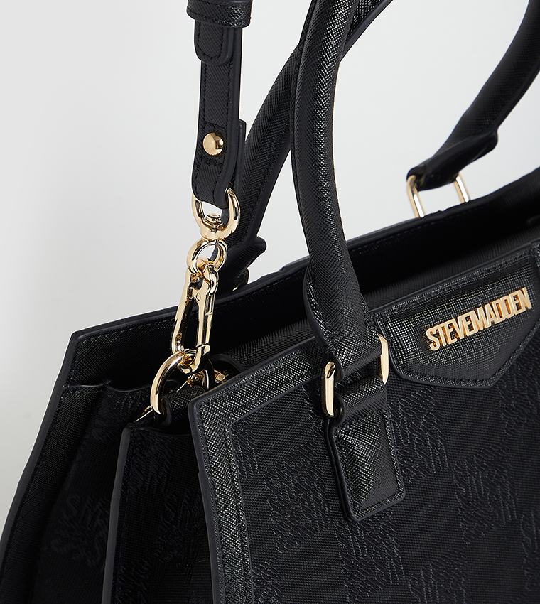 Logo Detail Satchel Bag