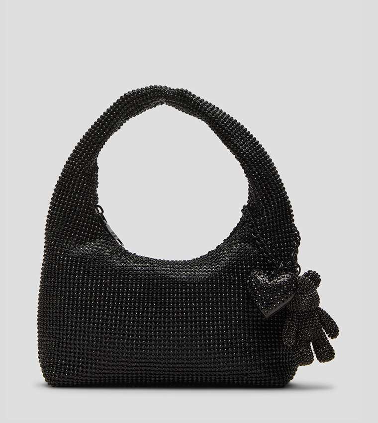 BTEDDIE Embellished Charm Hobo Mini Bag