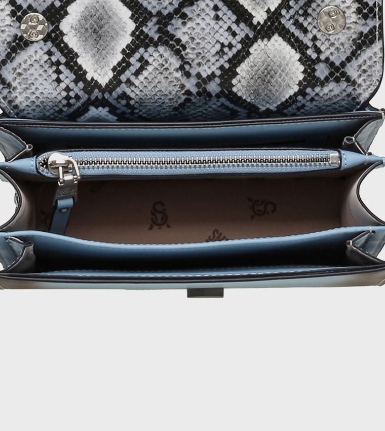 BPAYSON Contrast Detail Convertible Crossbody Bag