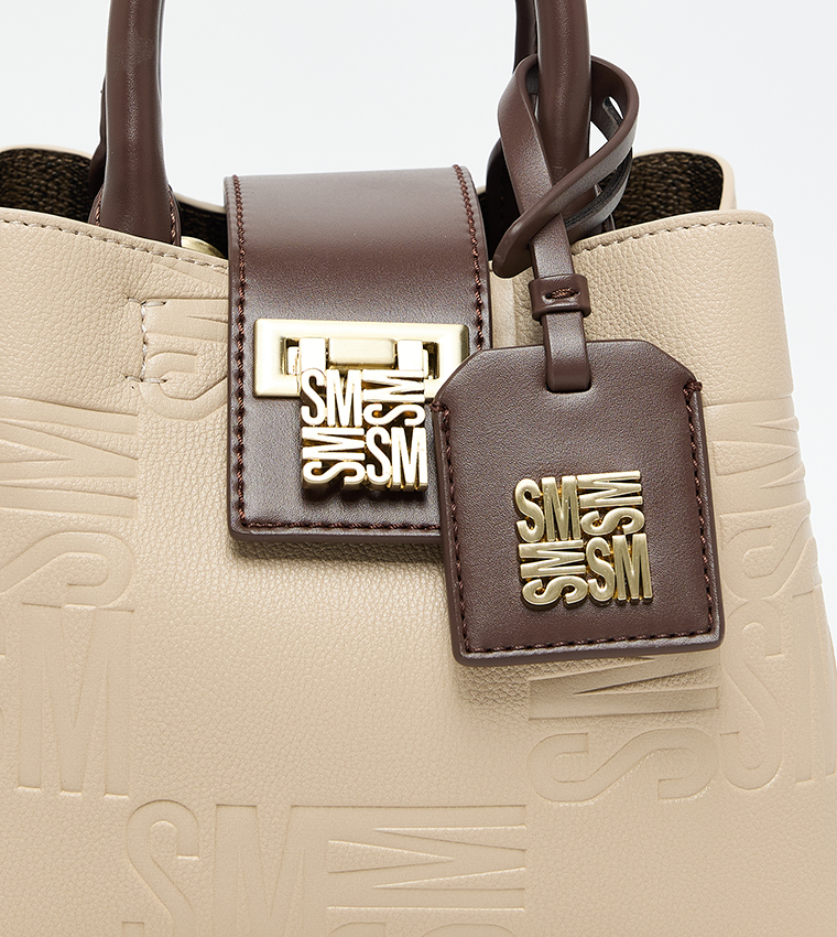 BTENOR-S Textured Satchel Bag