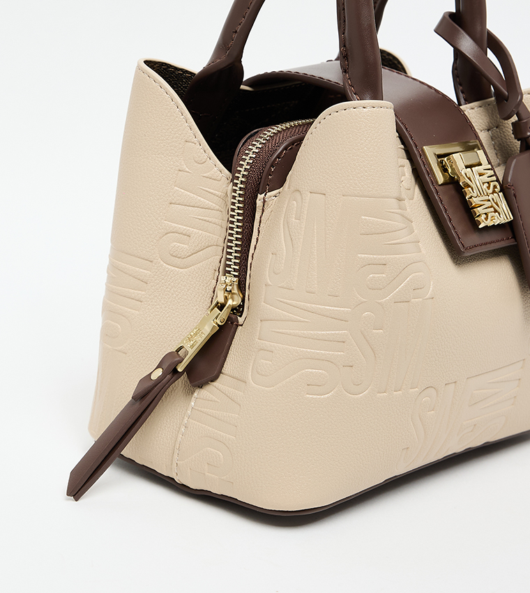 BTENOR-S Textured Satchel Bag