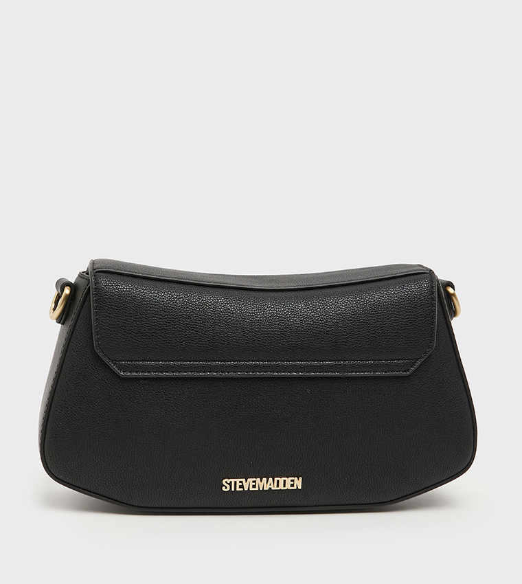 BLYON Textured Flap Shoulder Bag
