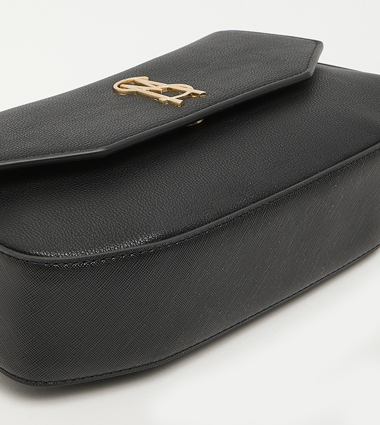 BLYON Textured Flap Shoulder Bag