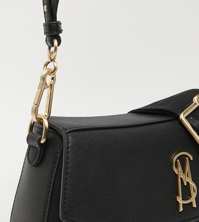 BLYON Textured Flap Shoulder Bag