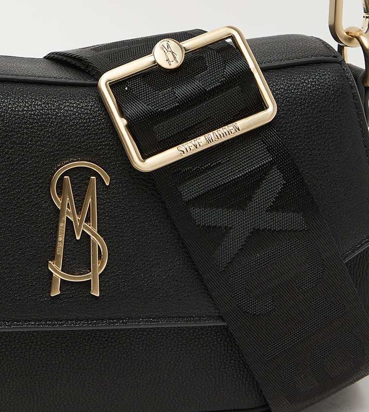 BLYON Textured Flap Shoulder Bag